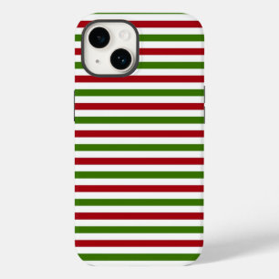 Weihnachts-Strips-Handy-Fall Case-Mate iPhone 14 Hülle