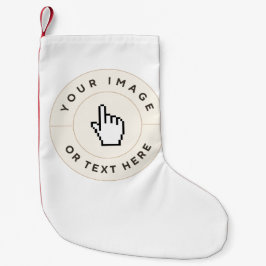 Weihnachts-Strumpf - Benutzerdefiniert (Bild/Text  Kleiner Weihnachtsstrumpf