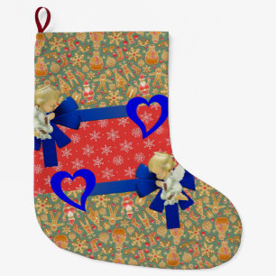 Weihnachts-Strumpf, Christmas Baby Angel Großer Weihnachtsstrumpf