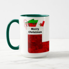 Weihnachts-Strumpf Combo-Cup Tasse