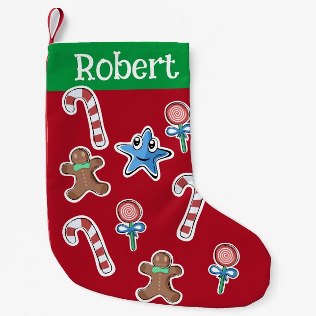Weihnachts-Strumpf des Kindes Kleiner Weihnachtsstrumpf (Vorderseite)