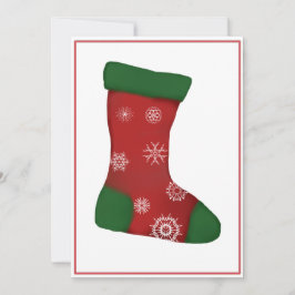Weihnachts-Strumpf Feiertagskarte
