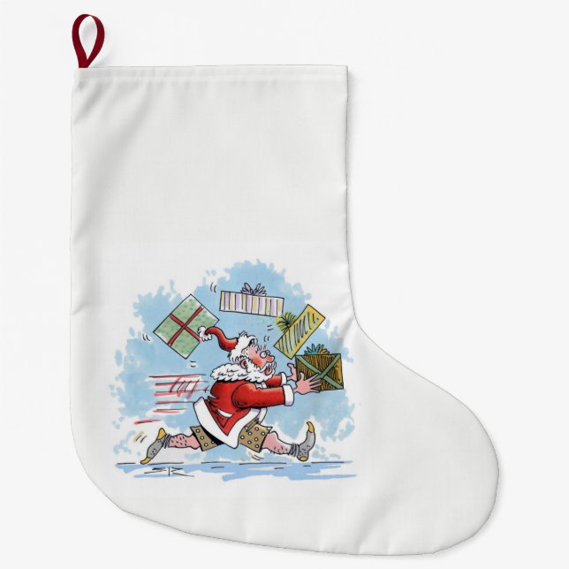 Weihnachts-Strumpf groß Großer Weihnachtsstrumpf (Vorderseite)