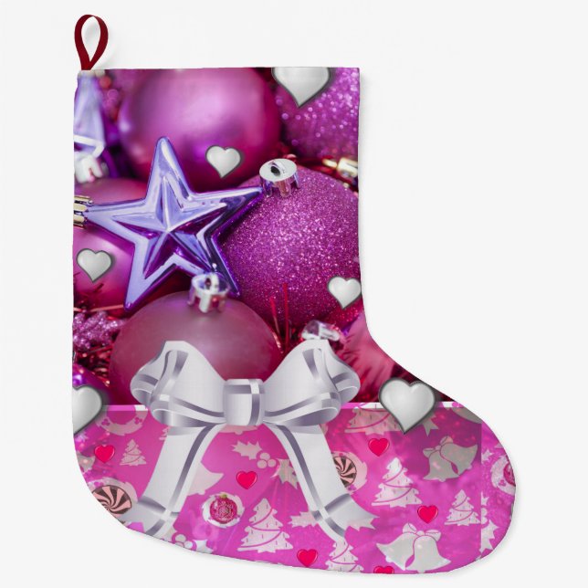 Weihnachts-Strumpf Großer Weihnachtsstrumpf (Vorderseite)