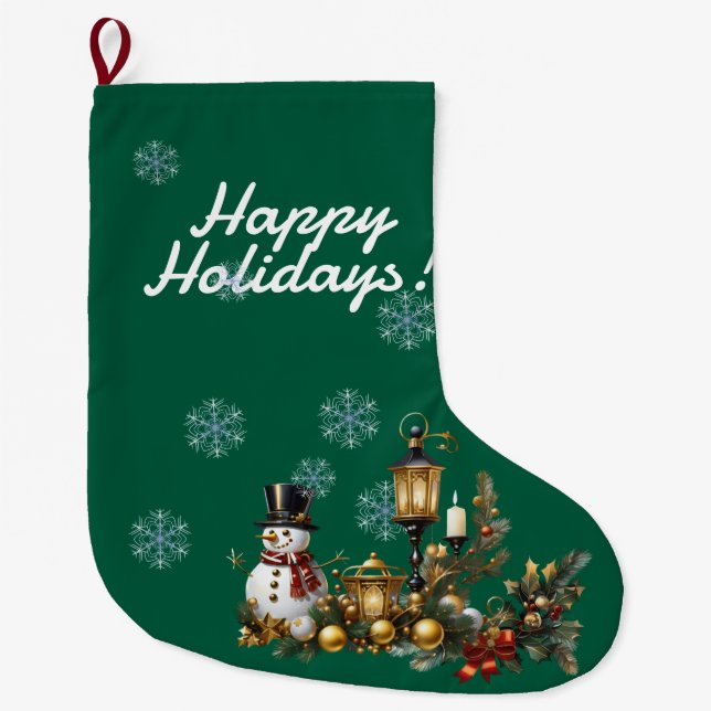 Weihnachts-Strumpf Großer Weihnachtsstrumpf (Vorderseite)