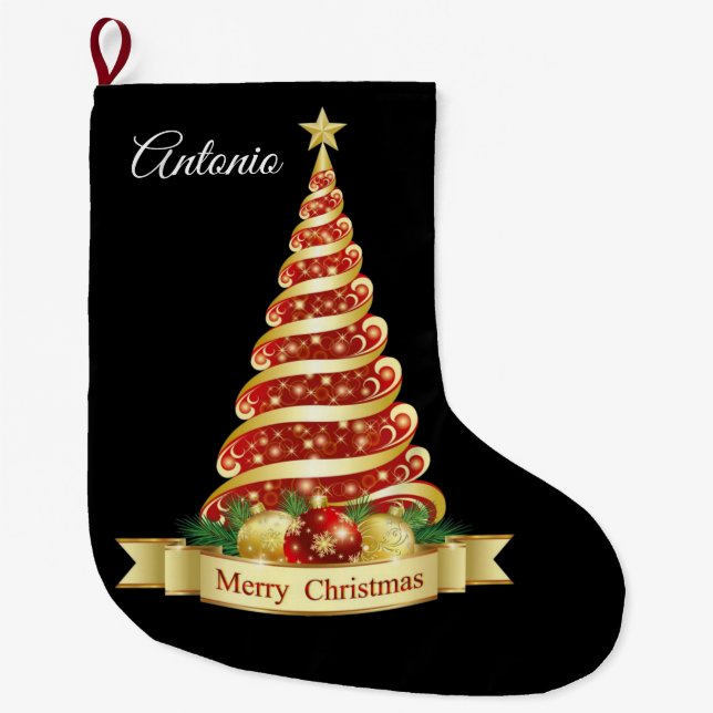 Weihnachts-Strumpf Großer Weihnachtsstrumpf (Vorderseite)