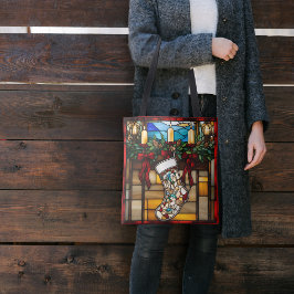 Weihnachts-Strumpf-Imitate aus festem Glas