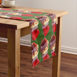 Weihnachts-Strumpf Kurzer Tischläufer