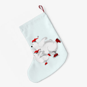 Weihnachts-Strumpf mit Happy Bear Familie Kleiner Weihnachtsstrumpf