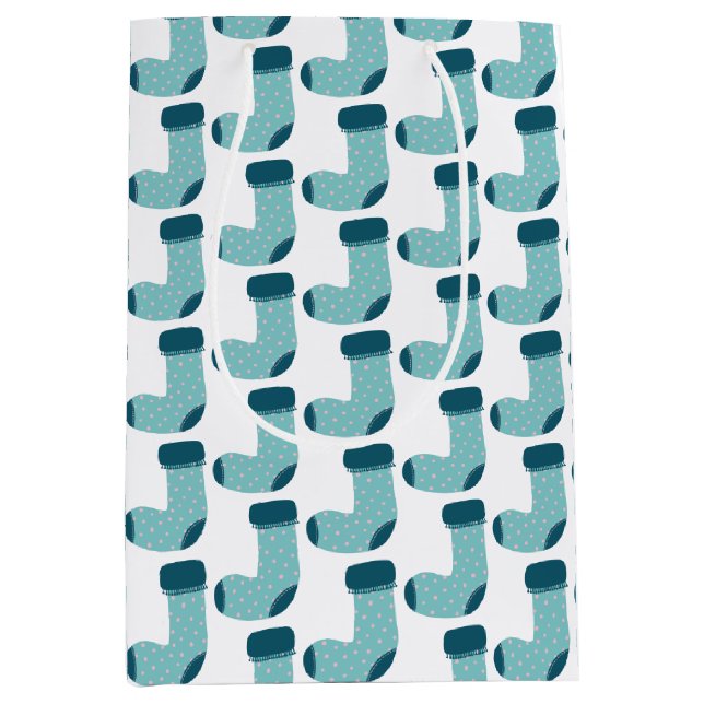 Weihnachts-Strumpf Mittlere Geschenktüte (Vorderseite)