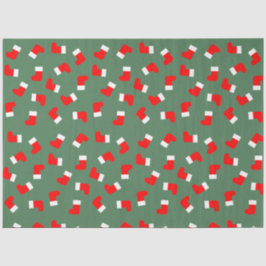 Weihnachts-Strumpf-Muster Seidenpapier