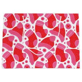 Weihnachts-Strumpf Rot und Rot Große Geschenktüte