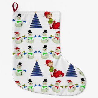 Weihnachts-Strumpf, Schneemann Großer Weihnachtsstrumpf