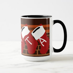 Weihnachts-Strumpf-Tasse Tasse