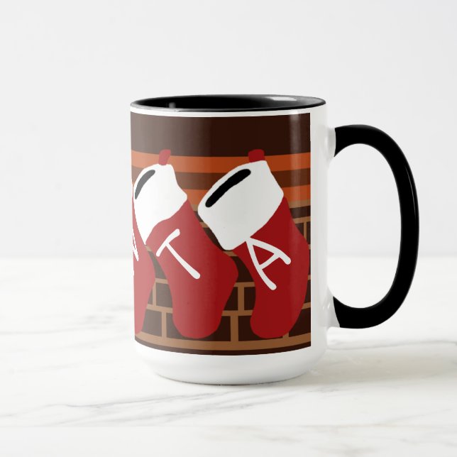 Weihnachts-Strumpf-Tasse Tasse (Rechts)
