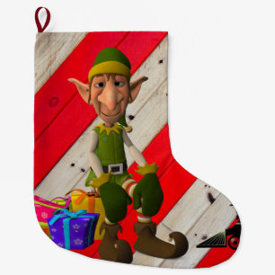 Weihnachts-Strumpf, Weihnachtself Großer Weihnachtsstrumpf