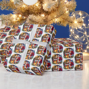 Weihnachts-Strumpf Weihnachtsgeschmack Geschenkpapier
