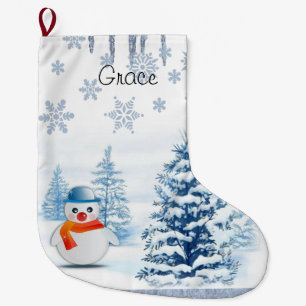 Weihnachts-Strumpf, Weihnachtsschneemann Großer Weihnachtsstrumpf