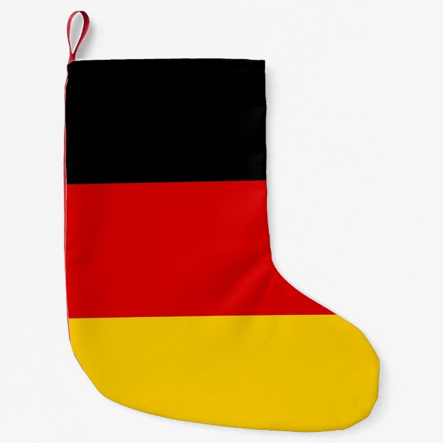 Weihnachts-Strümpfe mit der Fahne Deutschlands Kleiner Weihnachtsstrumpf (Vorderseite)