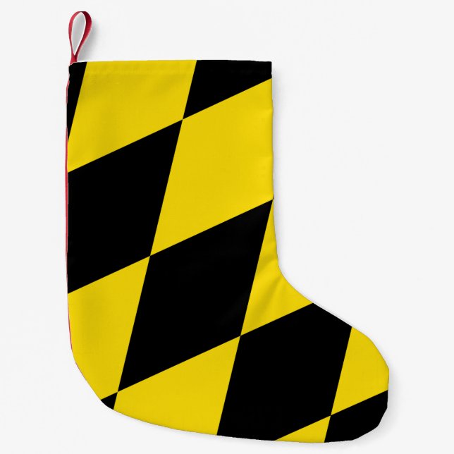 Weihnachts-Strümpfe mit der Fahne Münchens Kleiner Weihnachtsstrumpf (Vorderseite)