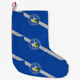 Weihnachts-Strümpfe mit der Fahne von Las Vegas Kleiner Weihnachtsstrumpf