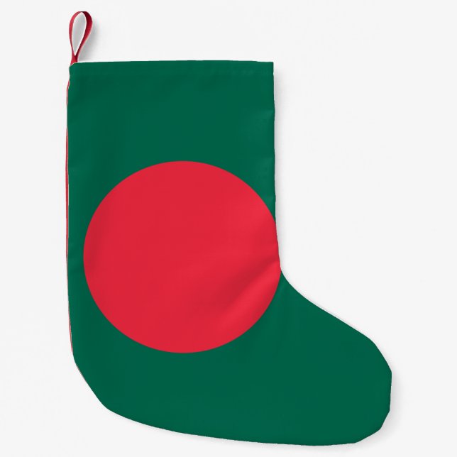 Weihnachts-Strümpfe mit der Flagge Bangladeschs Kleiner Weihnachtsstrumpf (Vorderseite)