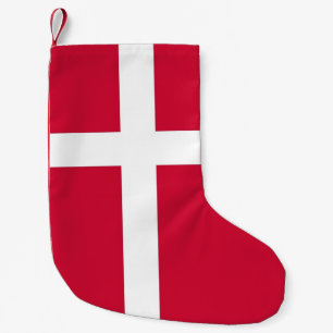 Weihnachts-Strümpfe mit der Flagge Dänemarks Kleiner Weihnachtsstrumpf