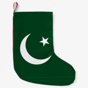 Weihnachts-Strümpfe mit pakistanischer Flagge Kleiner Weihnachtsstrumpf