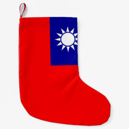 Weihnachts-Strümpfe mit taiwanischer Flagge Kleiner Weihnachtsstrumpf