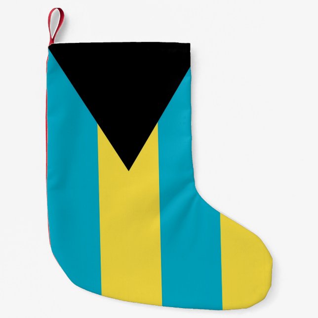 Weihnachts-Strümpfe unter der Flagge Bahamas Kleiner Weihnachtsstrumpf (Vorderseite)