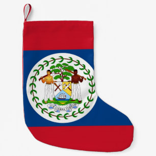 Weihnachts-Strümpfe unter der Flagge von Belize Kleiner Weihnachtsstrumpf