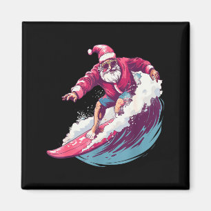 Weihnachts-Surfing-Santa-Surfboarder-Surf-Liebhabe Magnet