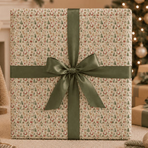Weihnachts süßes Muster Festliche Geschenkpapier