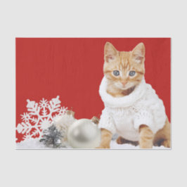 Weihnachts-Sweater-Cat-Tissue Seidenpapier