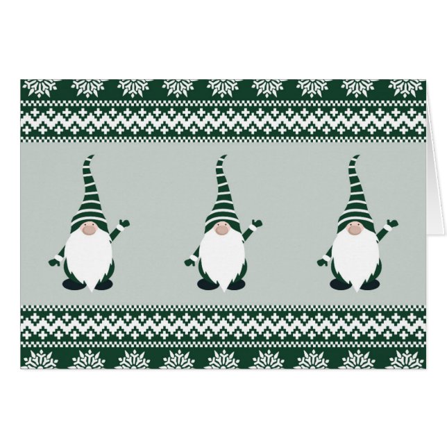 Weihnachts-Sweater-Gnomes (Vorderseite (Horizontal))