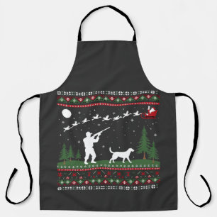 Weihnachts-Sweater Jagdsaison Weihnachten Schürze