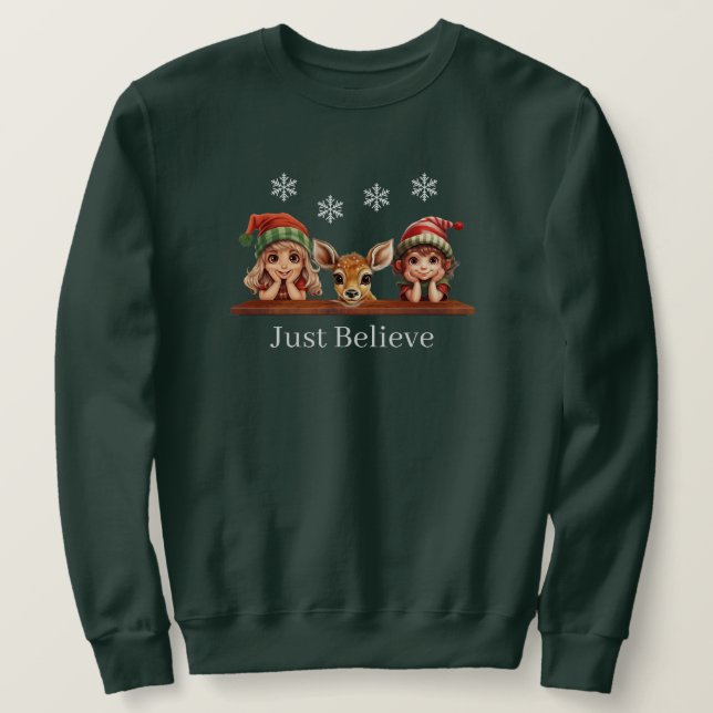 Weihnachts-Sweatshirt Sweatshirt (Design vorne)