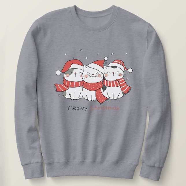 Weihnachts-Sweatshirt Sweatshirt (Design vorne)