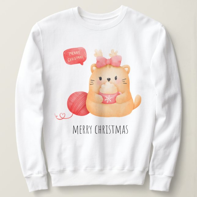 Weihnachts-Sweatshirt Sweatshirt (Design vorne)