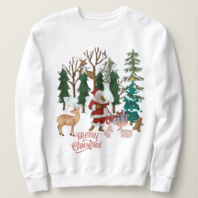 Weihnachts-Sweatshirt Sweatshirt (Design vorne)