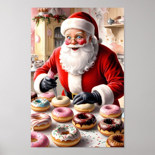 Weihnachts-Sweet-Workshop Wall Art Poster (Vorne)