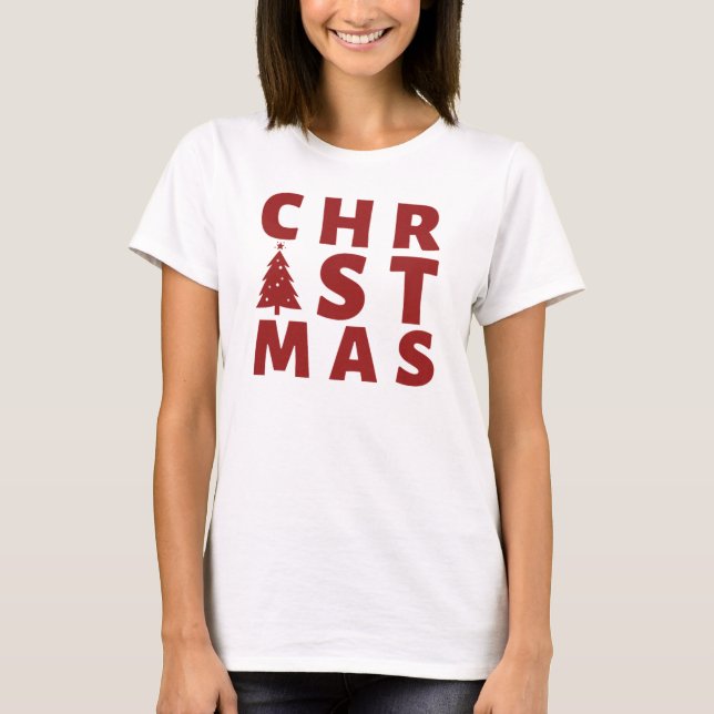 Weihnachts-T - Shirt (Vorderseite)