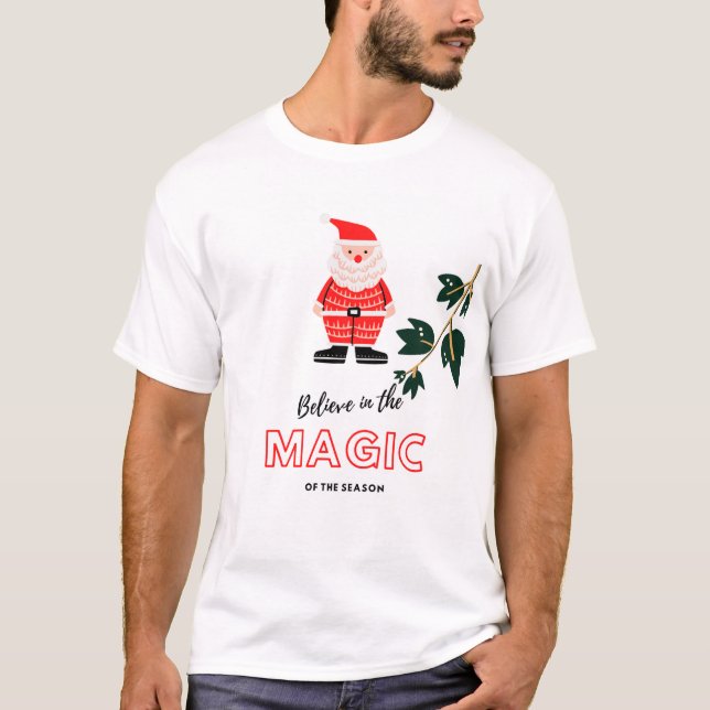 Weihnachts-T - Shirt-Design für den Menschen T-Shirt (Vorderseite)