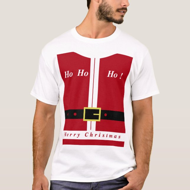 Weihnachts-T - Shirt Funny Santa Claus Designgesch (Vorderseite)