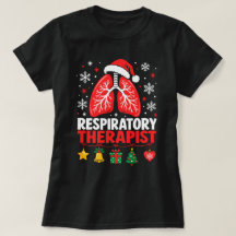 Weihnachts-T-Shirt für Atemtherapeuten Lustiger Ho