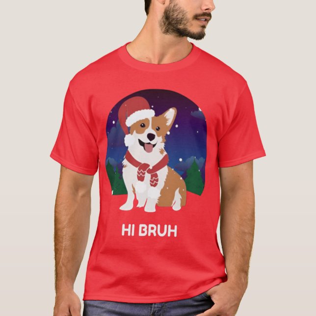 Weihnachts-T-Shirt für Hunde Liebhaber Essenzielle T-Shirt (Vorderseite)