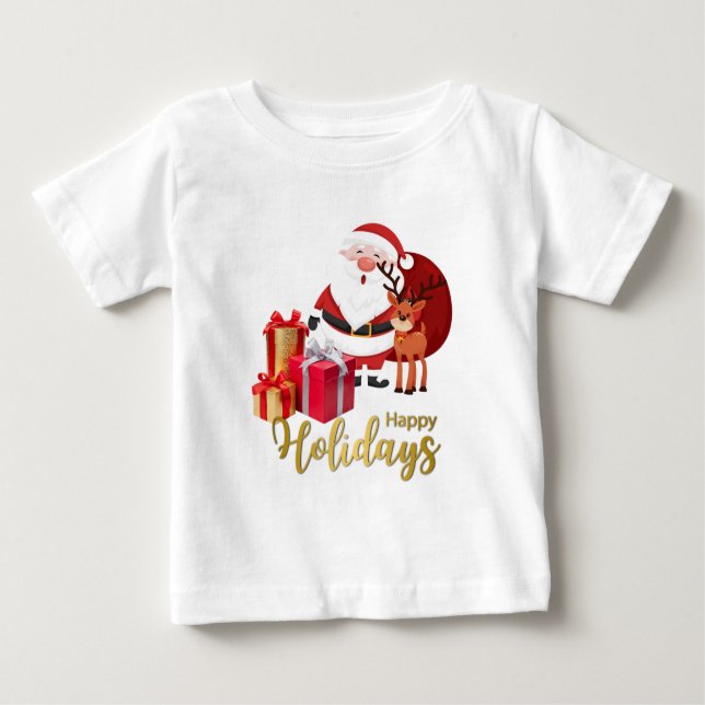 Weihnachts-T - Shirt für Kleinkinder (Vorderseite)