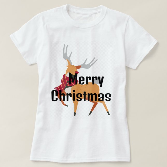 Weihnachts-T - Shirt für Mädchen:T - Shirt (Design vorne)