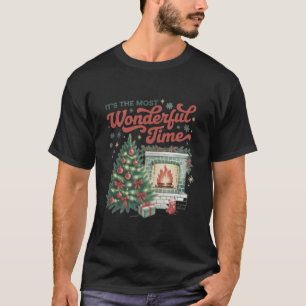 Weihnachts-T-Shirts Die wunderbarste Zeit Vintage  T-Shirt