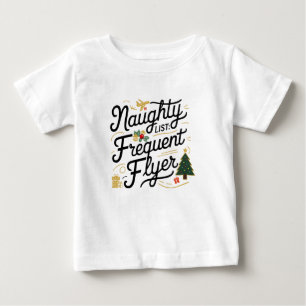Weihnachts-T-Shirts in der Familie Naughty Liste H Baby T-shirt